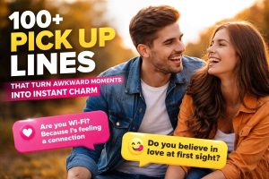 Charming conversation in golden hour glow