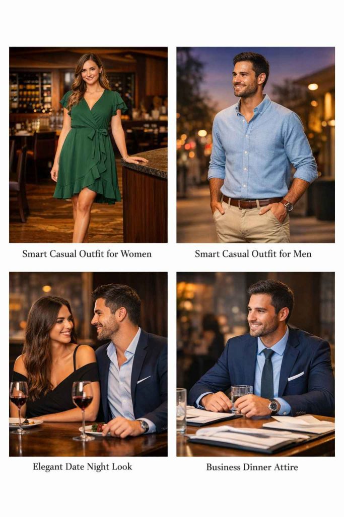 smart casual outfit examples for fogo de chao dress code