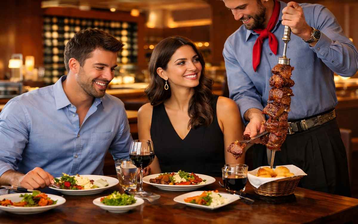 Fogo de Chao dress code smart casual outfit dining example